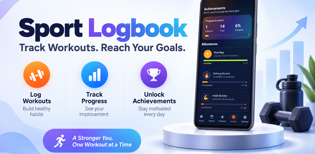 Sport Logbook promotional banner